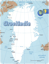 Groelandia mapa