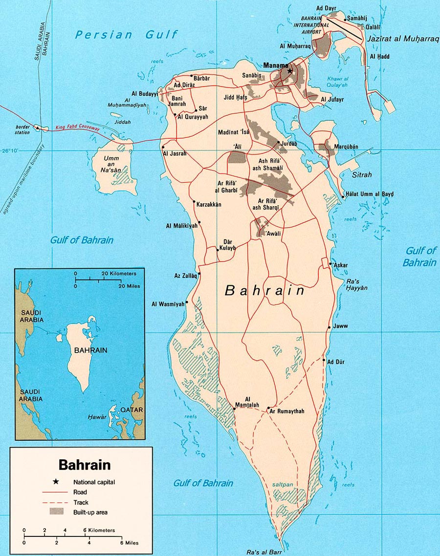 Barém mapa