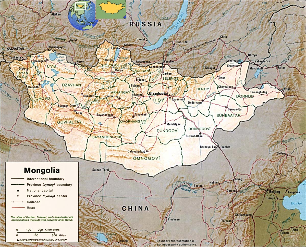 Mongolia Mapa