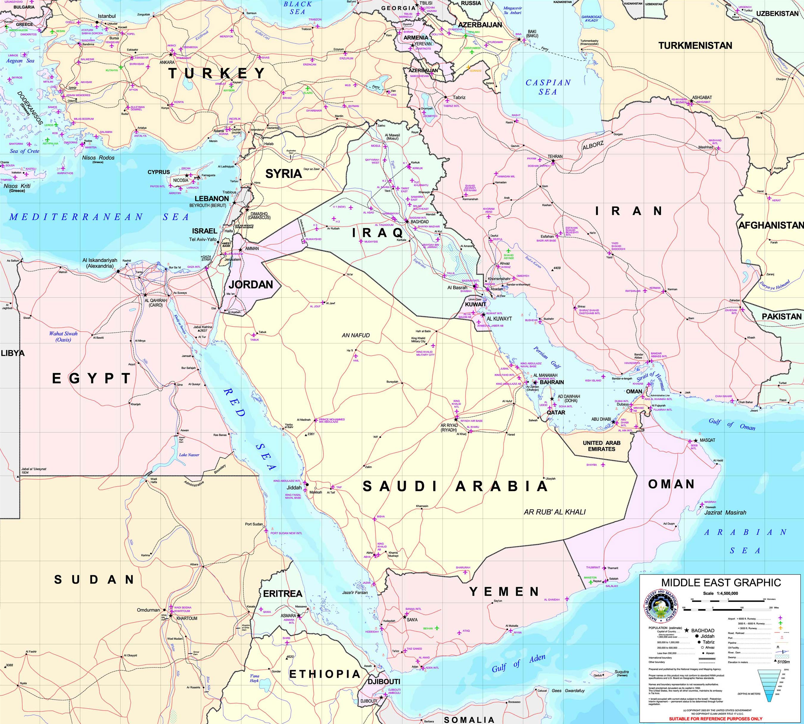 Oriente Médio e Golfo Pérsico