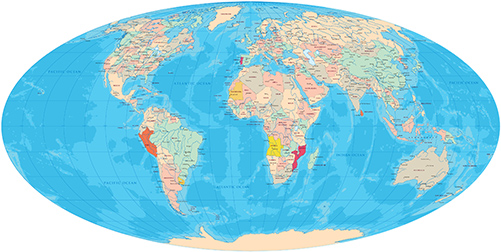 Africa planisferio