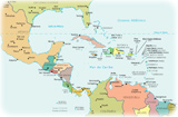 Mapa America Central