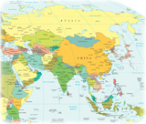 Mapa Asia
