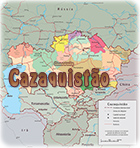 Mapa Cazaquistão