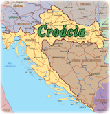 Mapa Croacia