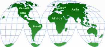 Prajeção Mapa Mundi