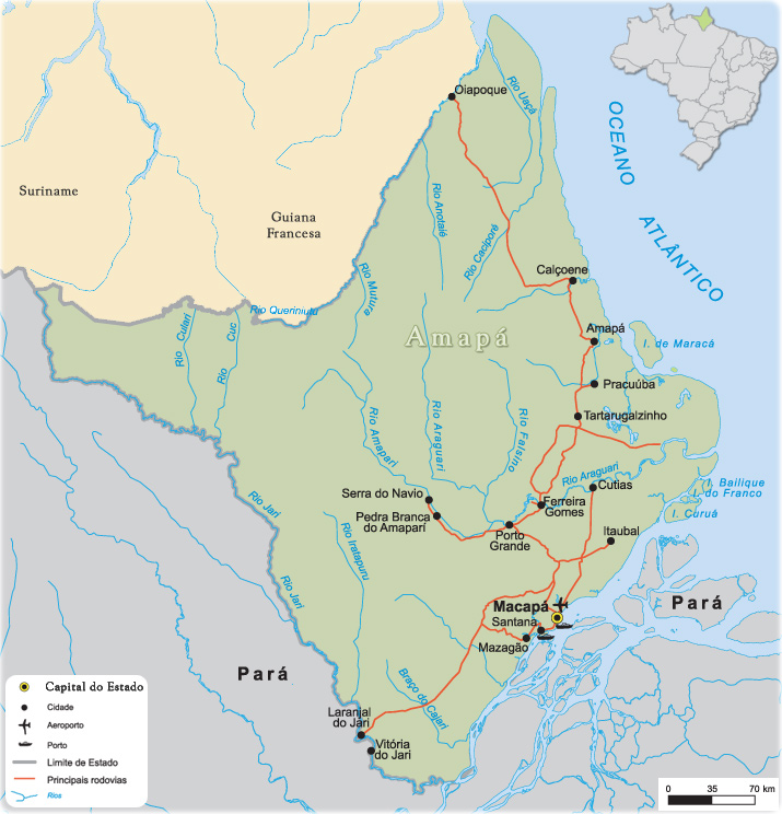 Mapa Amapa