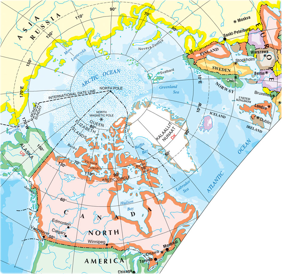Mapa Artico