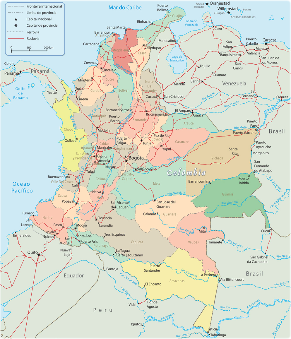 Mapa Colombia