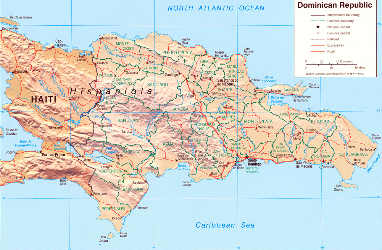 Mapa República Dominicana