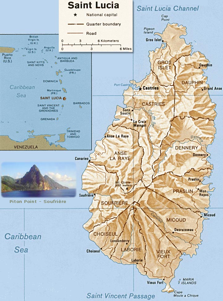 Santa Lucia mapa