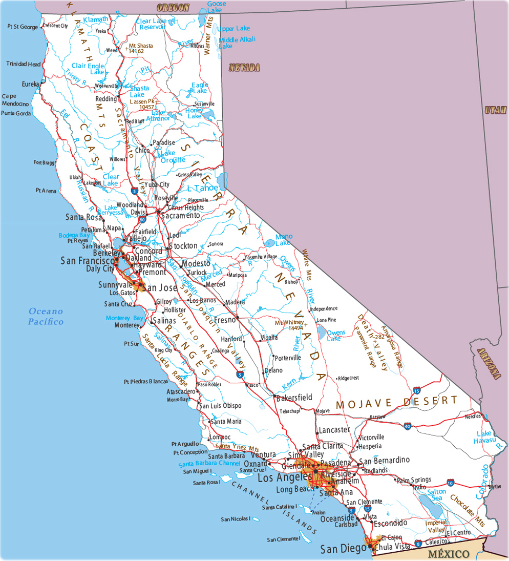 Mapa California
