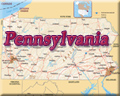 Mapa Pensilvania