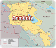 Mapa Armenia