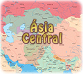 Mapa Asia Central