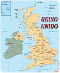 Mapa Reino Unido