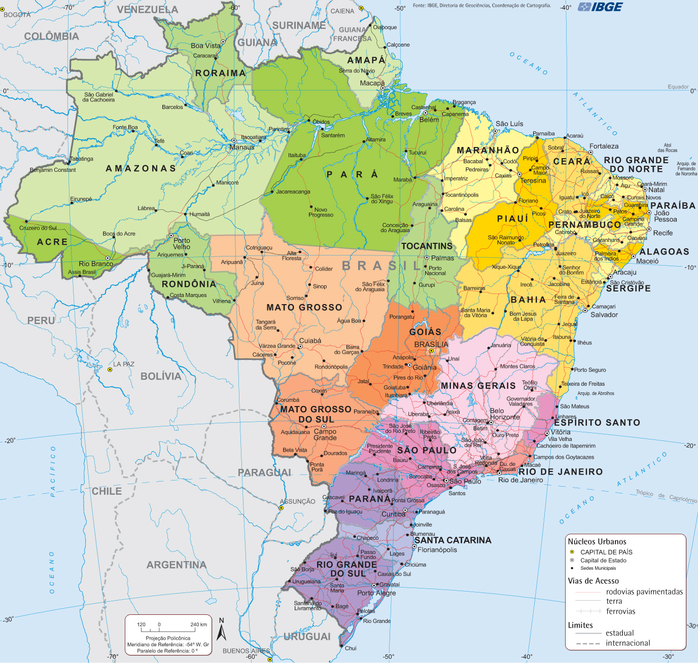 Resultado de imagem para mapa do brasil