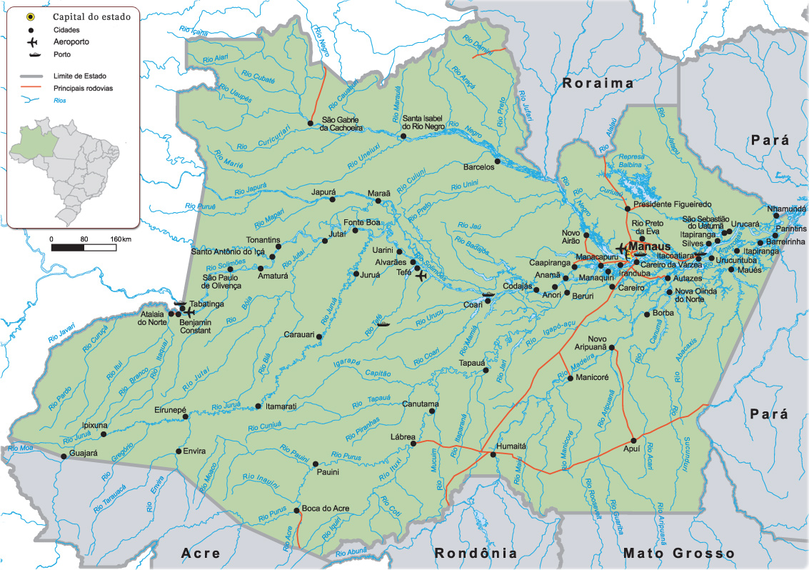 Mapa Amazonas