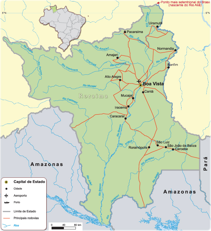 Mapa Roraima